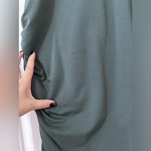 NWOT  Quince Jersey Maternity Ruched Dress - Picture 5 of 8